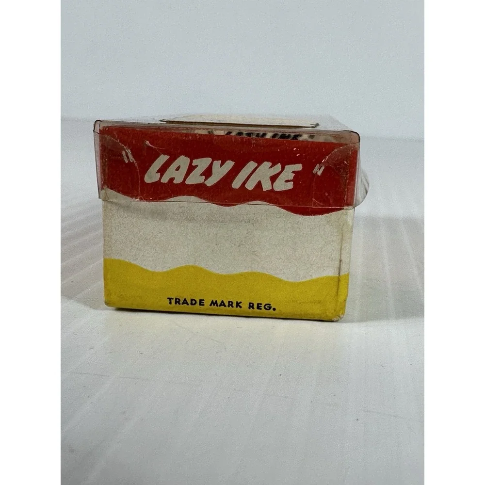 Vintage Kautzky Lazy Ike 1‎ KL-14 SHAD Wooden Fishing Lure Original Box